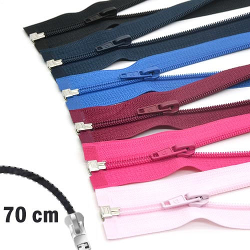 [717] ZIPER DEST DE NYLON 70CM